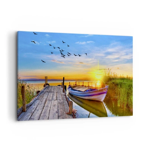Schilderen op canvas - Ik zie je morgen - 100x70 cm