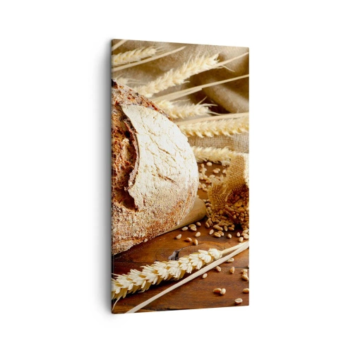 Schilderen op canvas - Smakelijk, geurig, knapperig - 45x80 cm