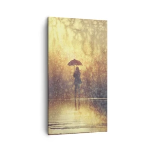 Schilderen op canvas - Ik voel dat iemand naar me kijkt - 45x80 cm