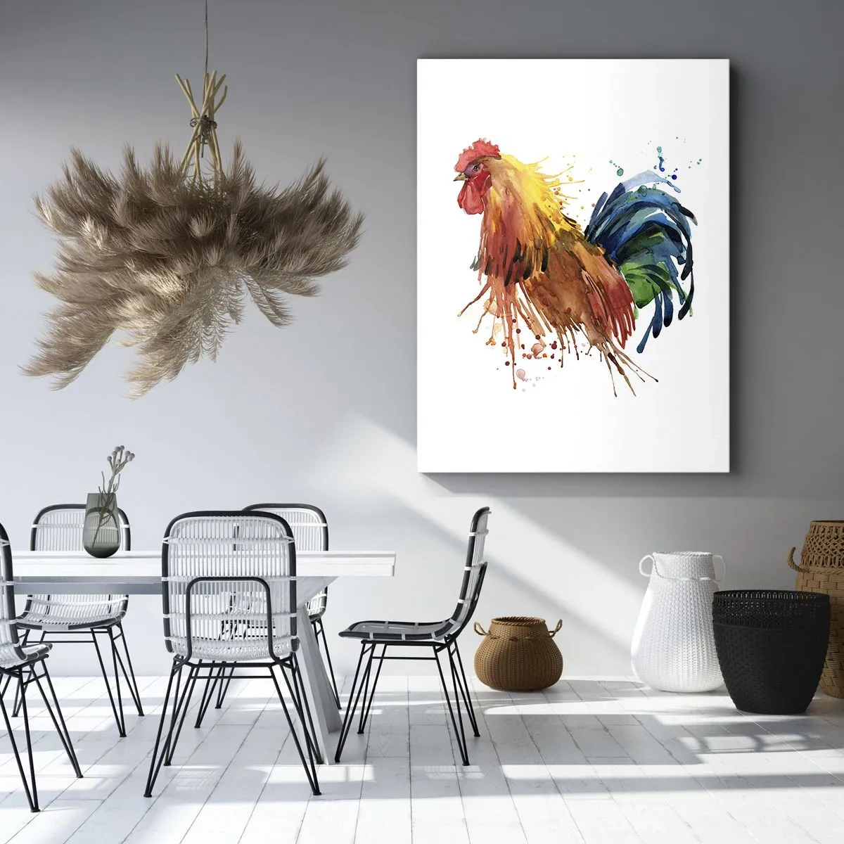 Schilderen op canvas - Koninklijk gewaad, koninklijke trots - 45x80 cm