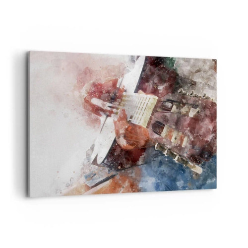 Schilderen op canvas - En wat vind je ervan? - 100x70 cm