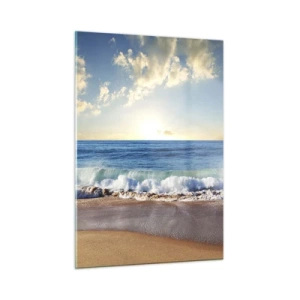 Schilderen op glas - Beweging en stilte tegelijk - 50x70 cm
