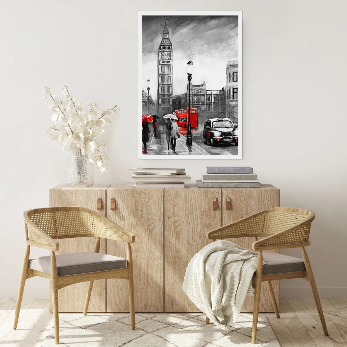 Poster - Helemaal geen grijze stad - 70x100 cm