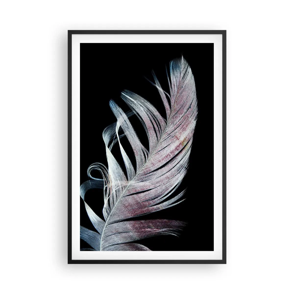 Poster in een zwarte lijst - Denk aan aanraking - 61x91 cm