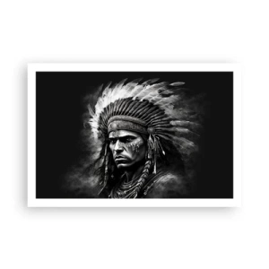 Poster - Een leider en strijder - 91x61 cm