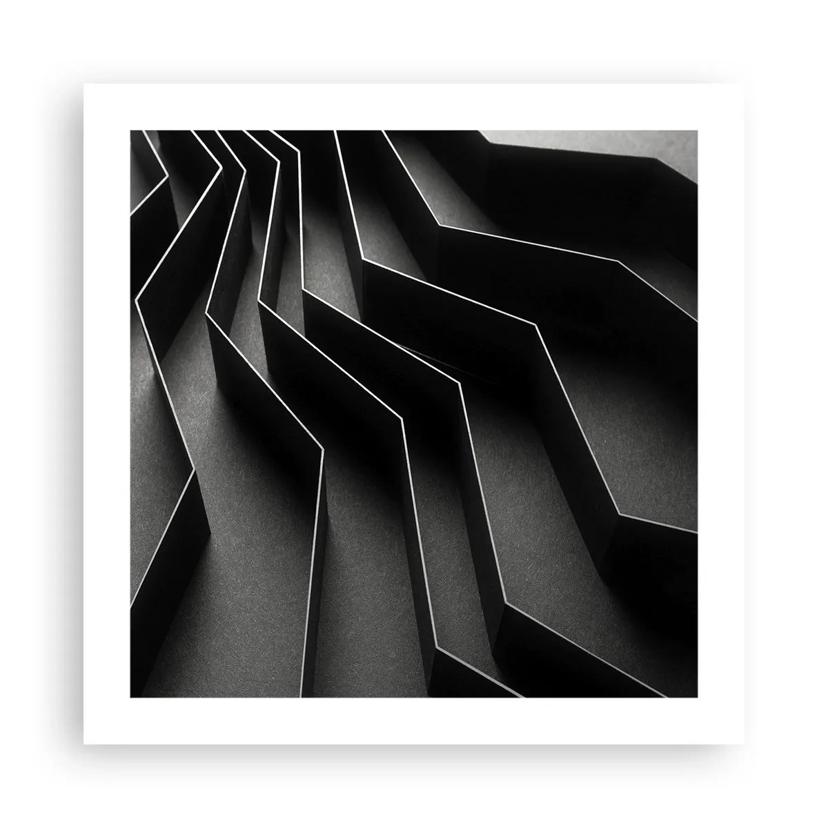 Poster - Ruimtelijke orde - 50x50 cm