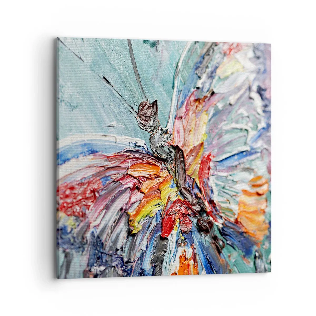 Schilderen op canvas - Geschilderd door de natuur - 70x70 cm