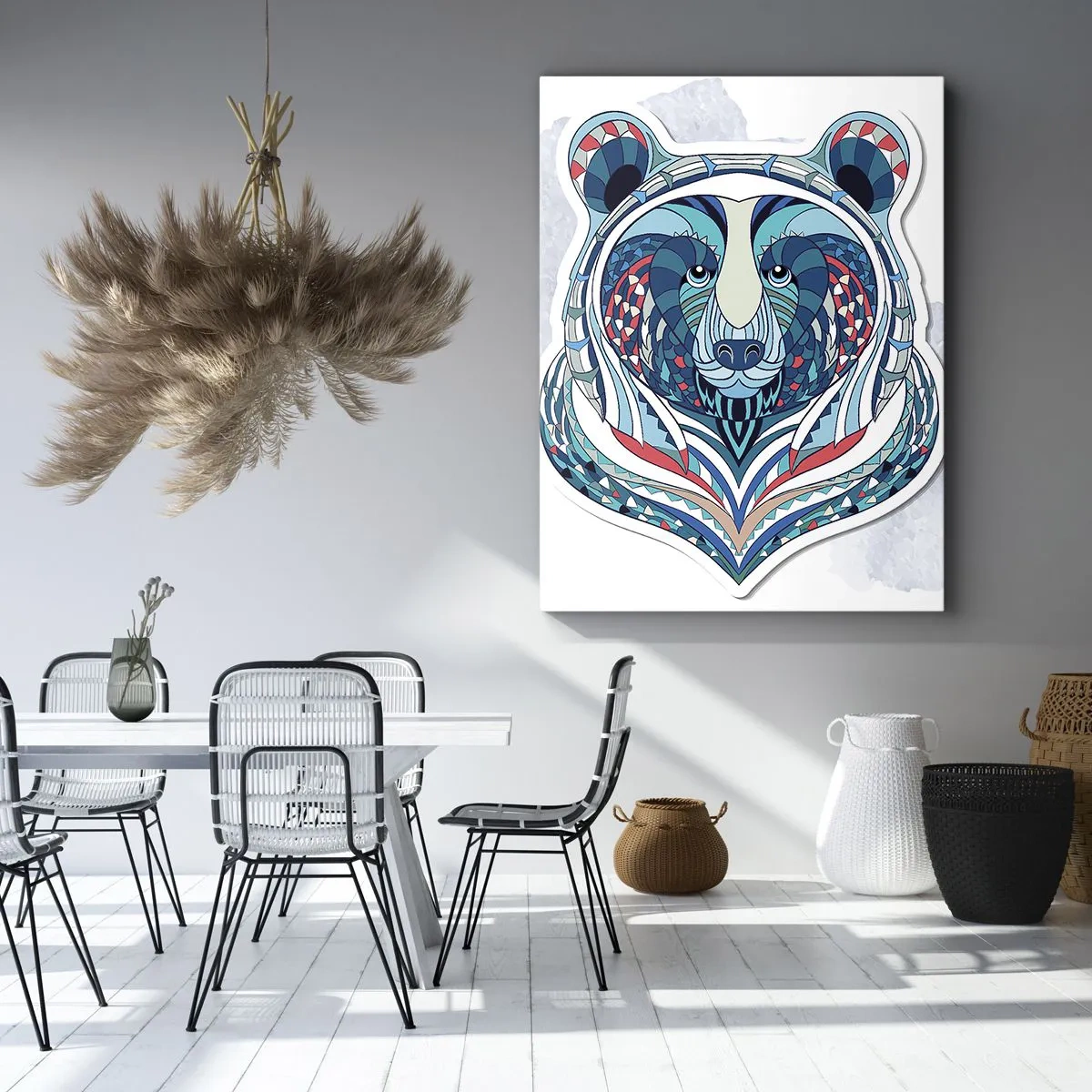 Schilderen op canvas - Eviva Groenlandia! - 65x120 cm