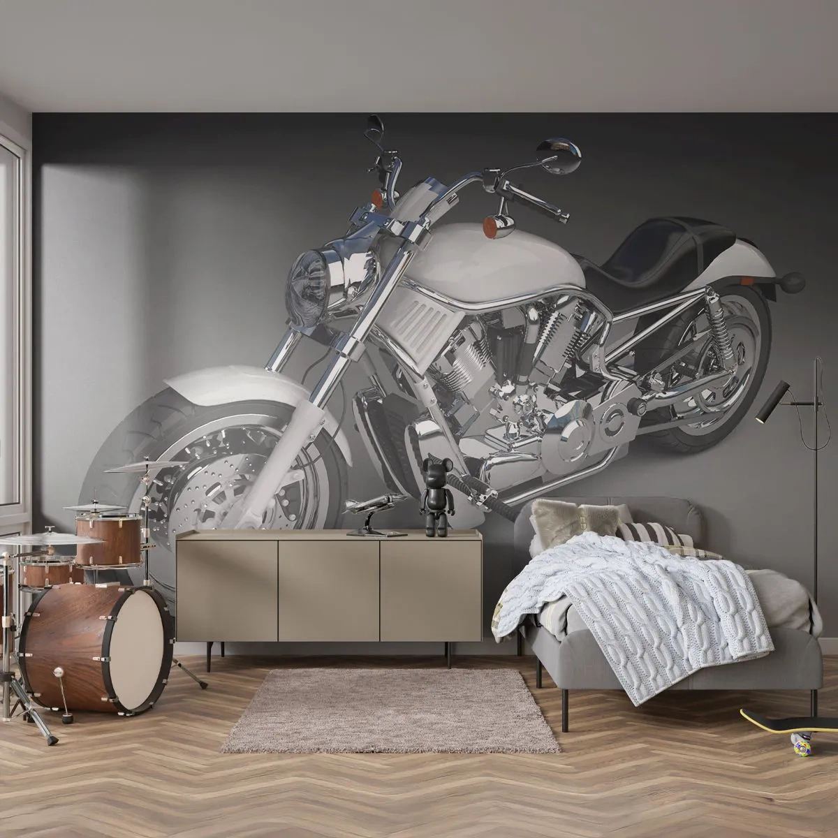 Fotobehang Premium Canvas - Je wilt bijna knielen - Automobiel, Motor, Reizen - 500x350 cm