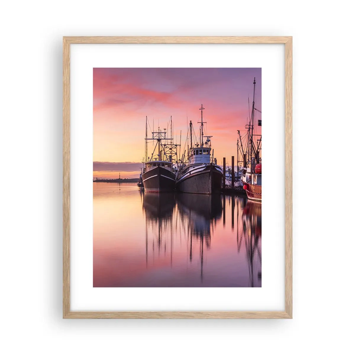 Een poster in een licht eiken lijst - Voor de volgende dag - 40x50 cm