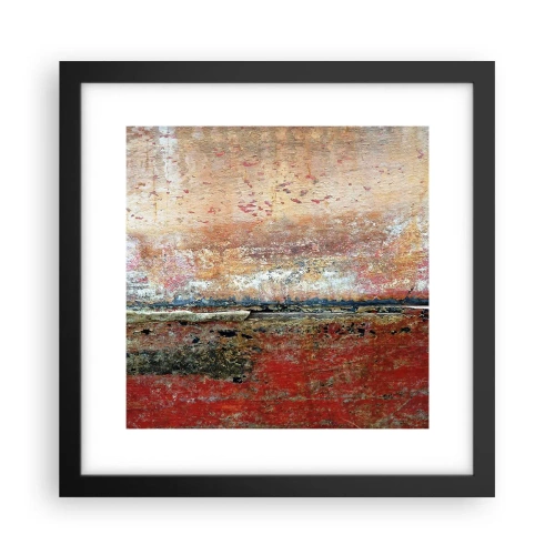 Poster in een zwarte lijst - Wellicht is het de zee - 30x30 cm