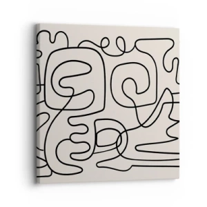 Schilderen op canvas - Volg het pad - 30x30 cm