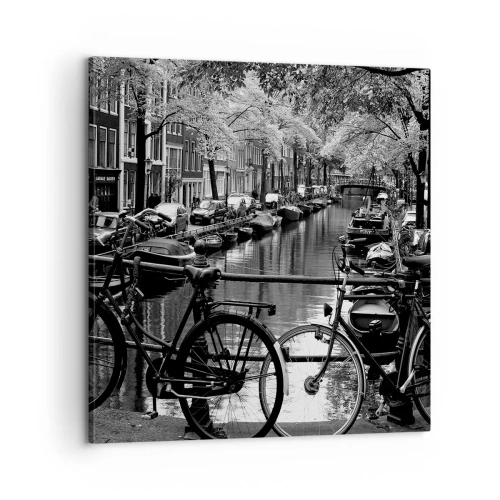 Schilderen op canvas - Een heel Nederlands uitzicht - 60x60 cm