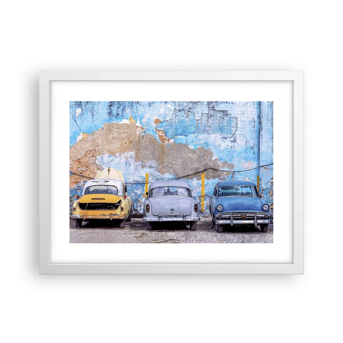 Poster in een witte lijst - Veteranenbijeenkomst - 40x30 cm