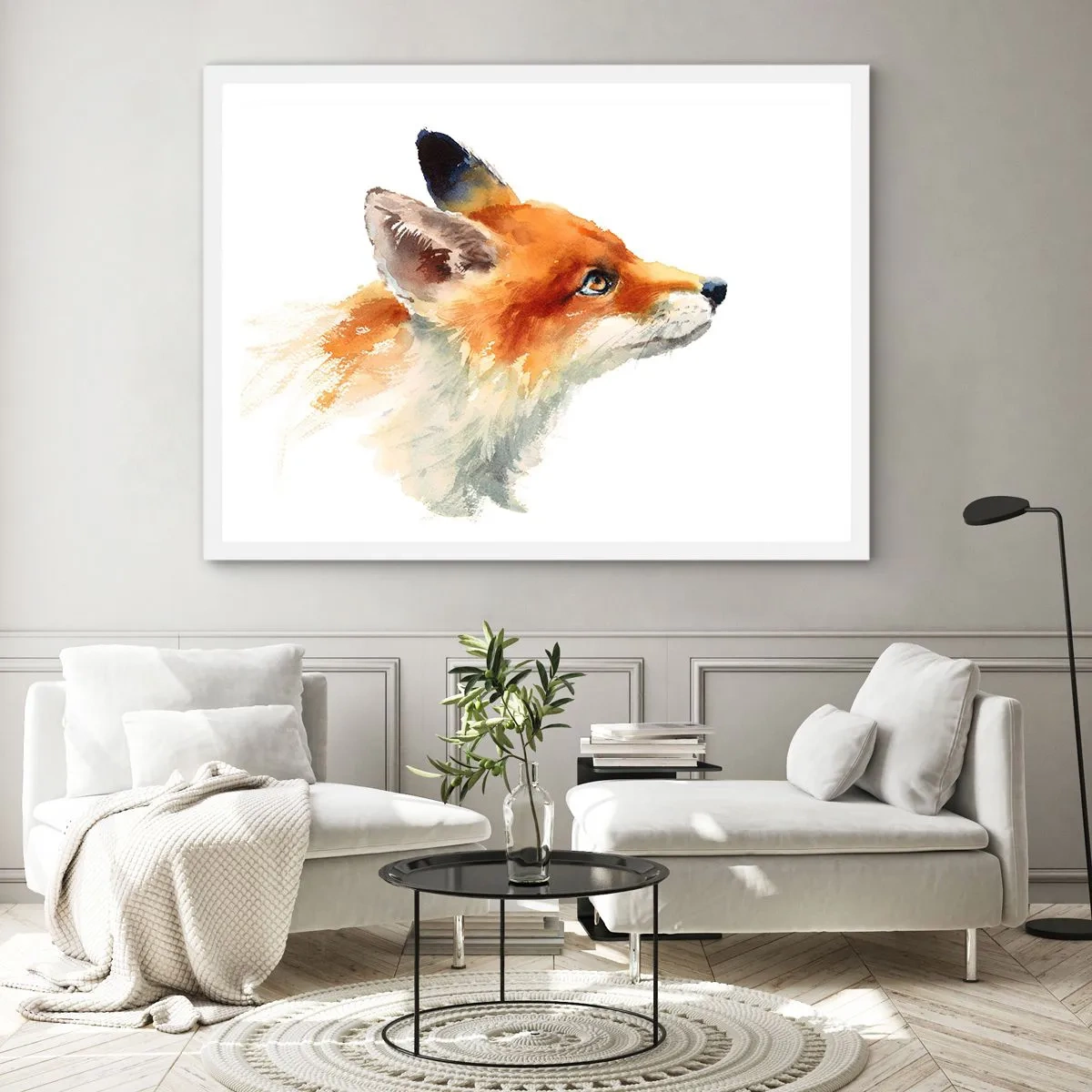 Poster in een witte lijst - Je kunt nooit voorzichtig genoeg zijn - 40x30 cm