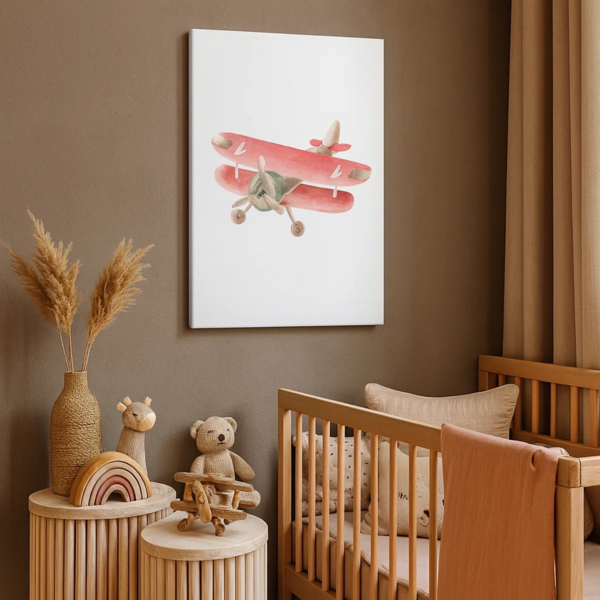 Schilderen op canvas - Klaar voor hoge vluchten - 50x70 cm