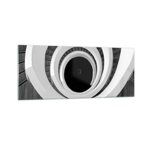 Schilderen op glas - Tot de kern van de zaak - 100x40 cm