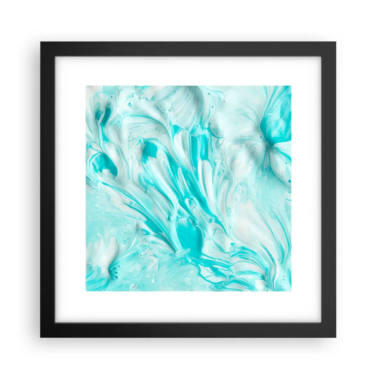 Poster in een zwarte lijst - Voor altijd samen - 30x30 cm
