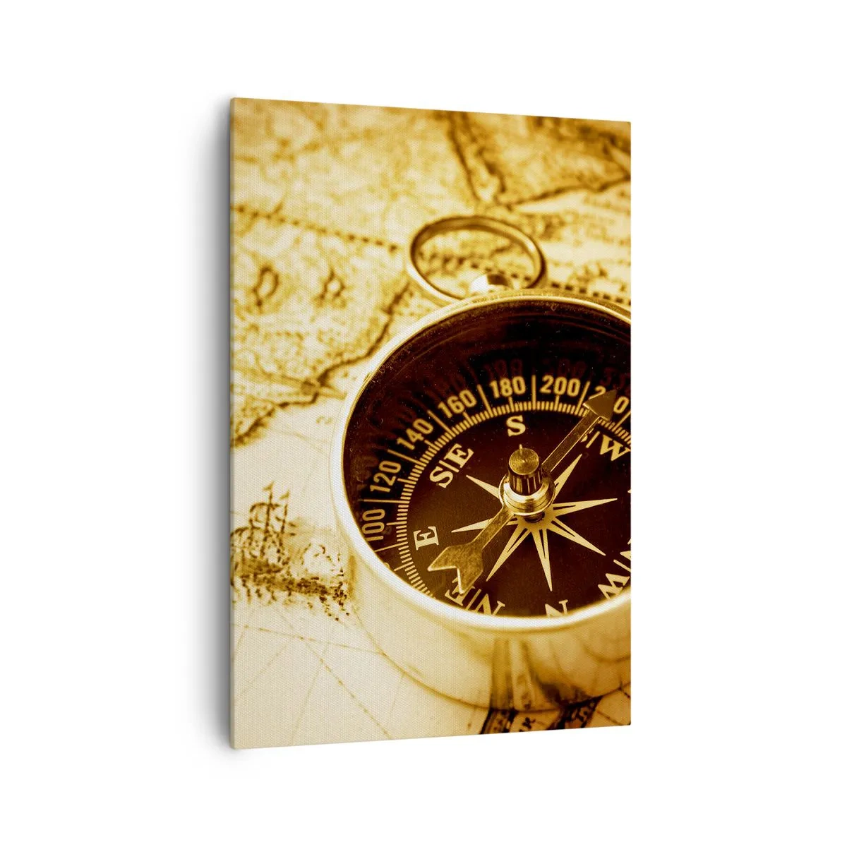 Schilderen op canvas - Oost of west? - 70x100 cm