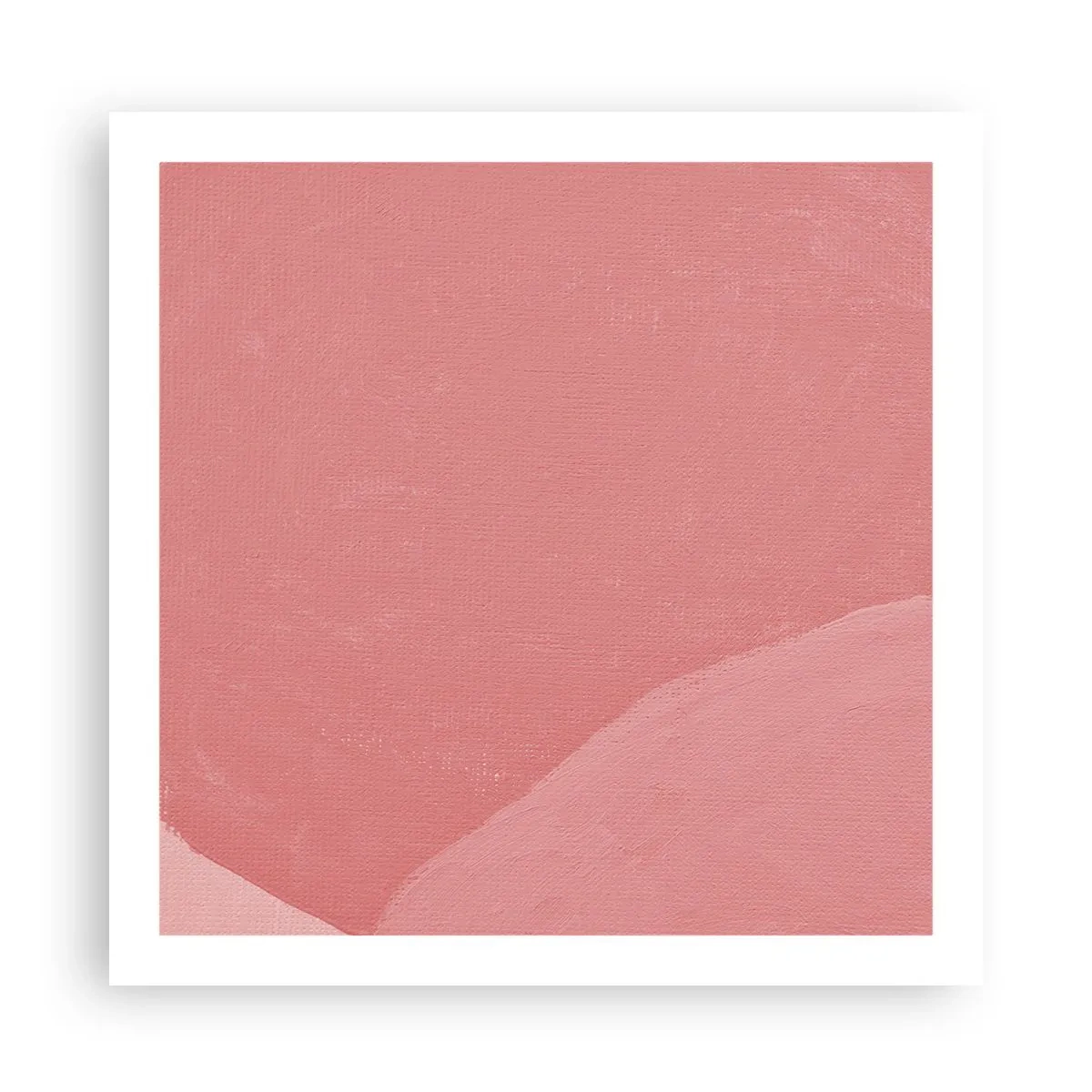 Poster - Organische compositie in roze - 60x60 cm