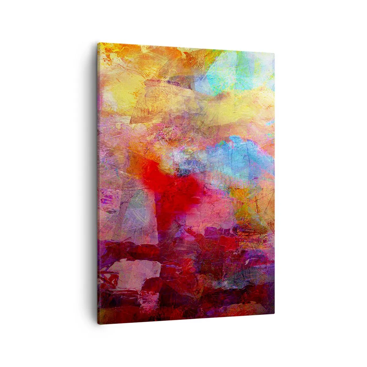 Schilderen op canvas - Kijk in de regenboog - 50x70 cm
