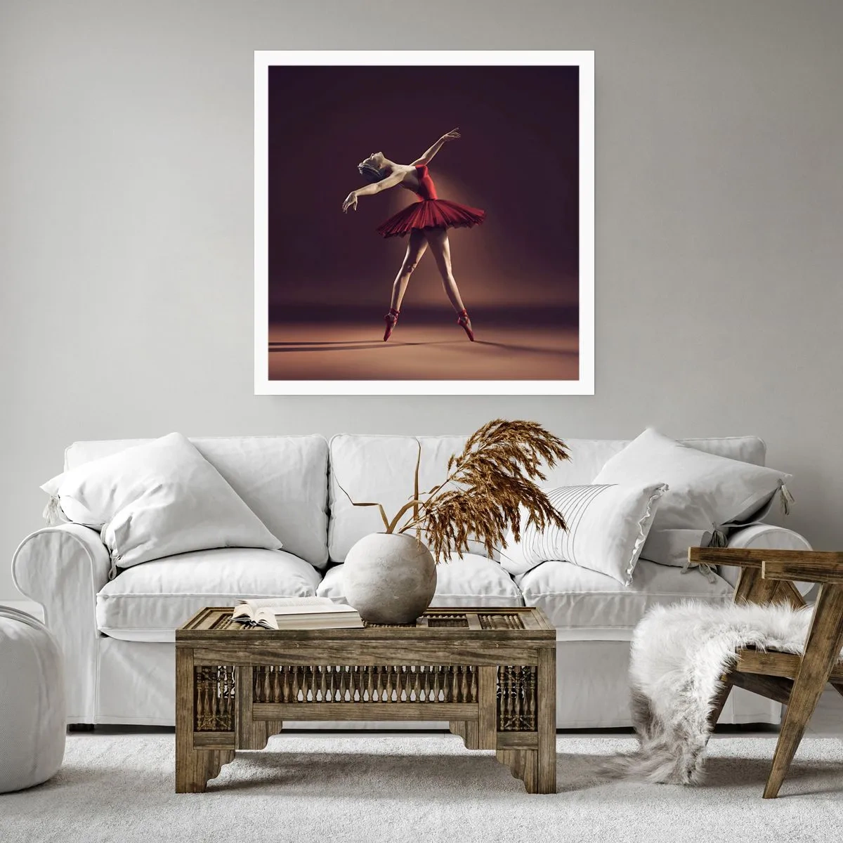 Poster - Een prima ballerina - 50x50 cm