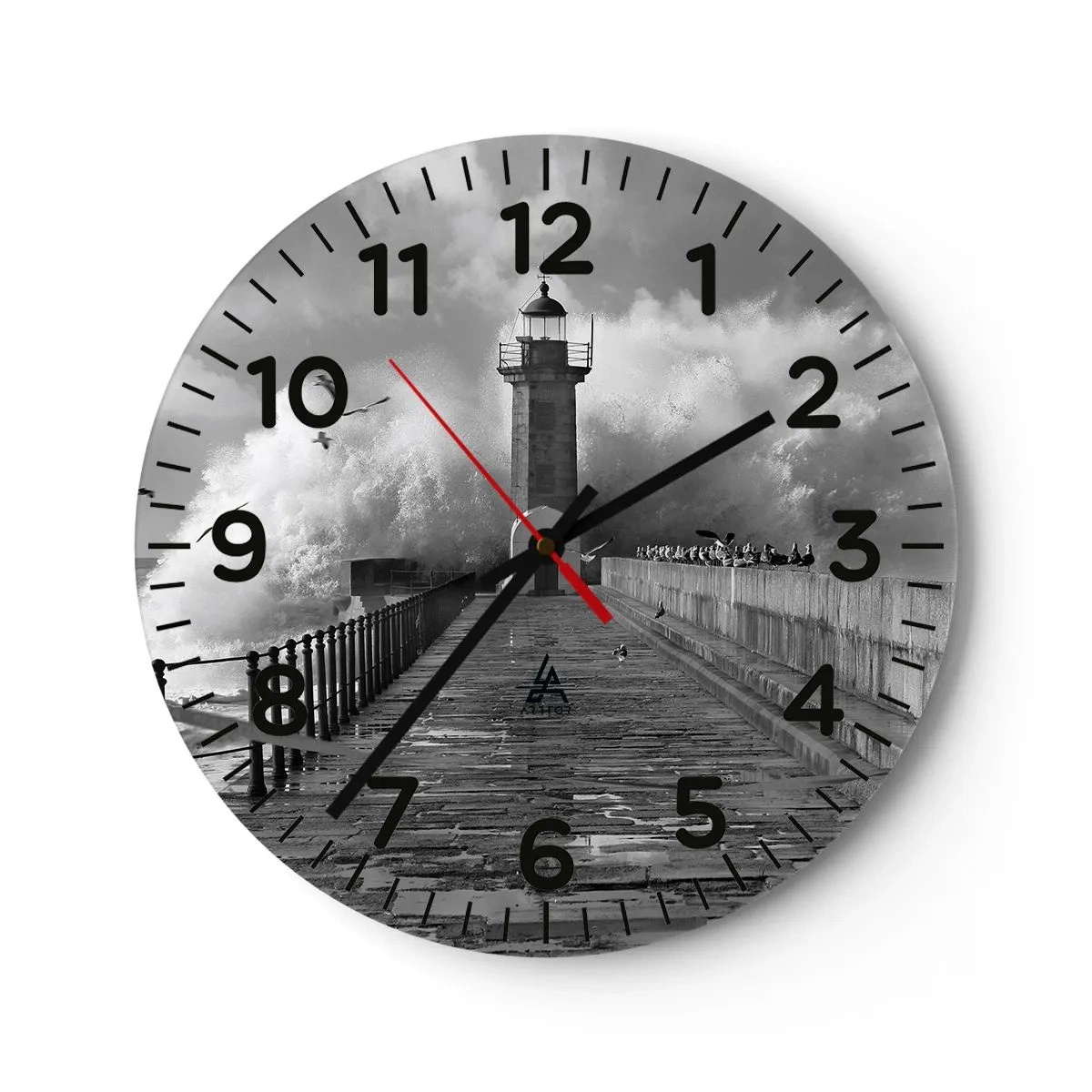 Wandklok - Klok - Onbevreesd - 40x40 cm