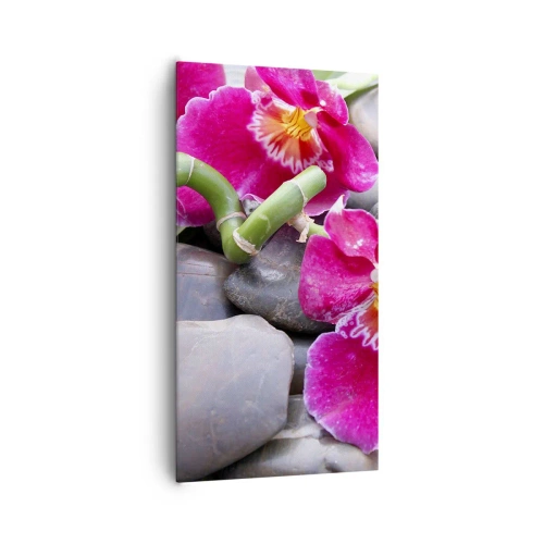 Schilderen op canvas - Kou en hitte - 65x120 cm