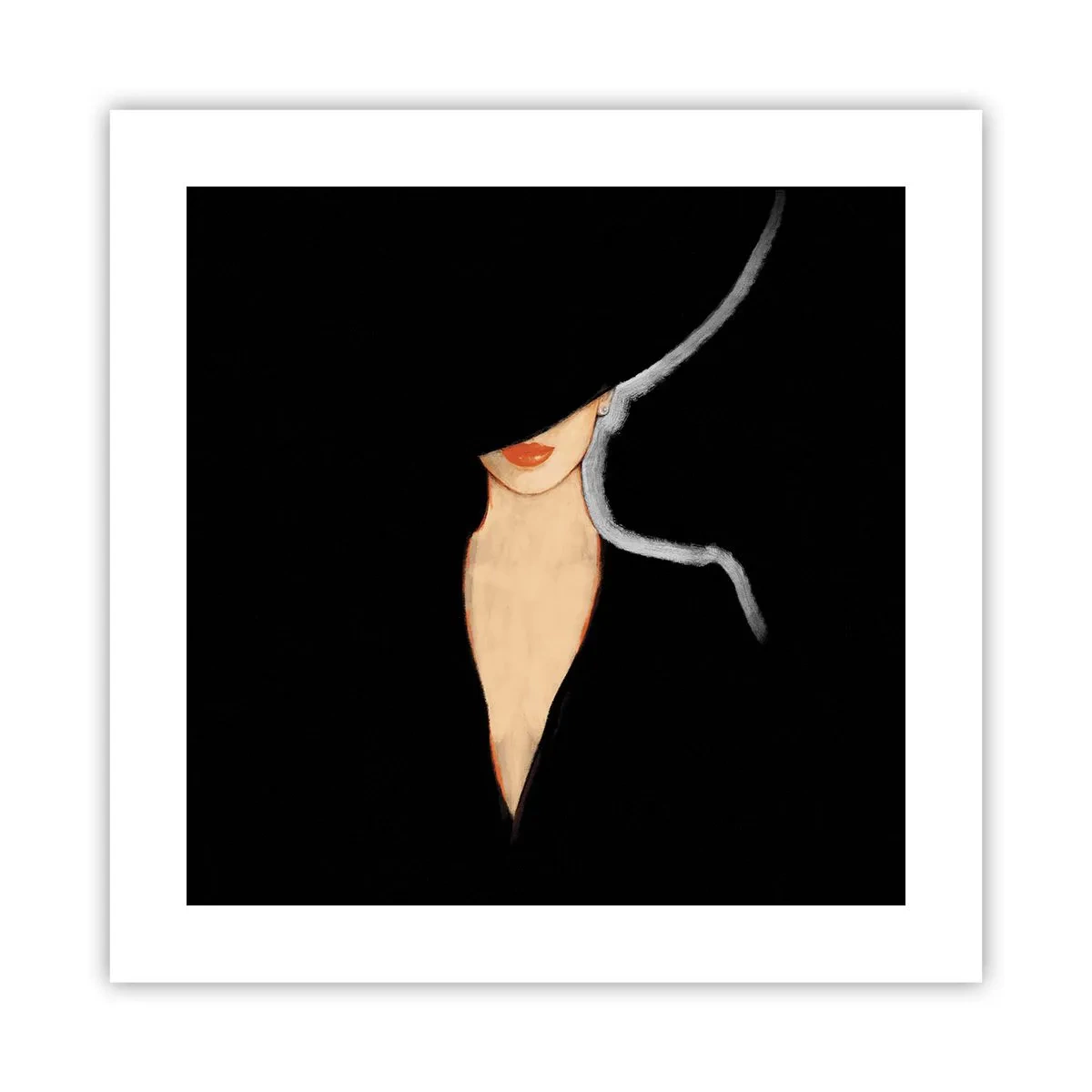 Poster - Elegantie en stijl - 40x40 cm