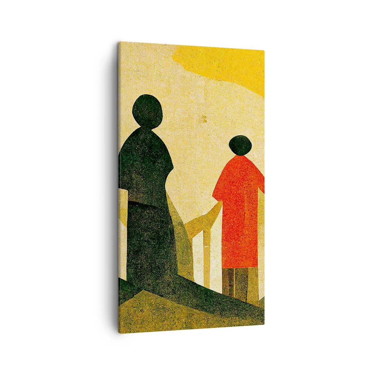 Schilderen op canvas - Er is nog een lange weg te gaan - 45x80 cm