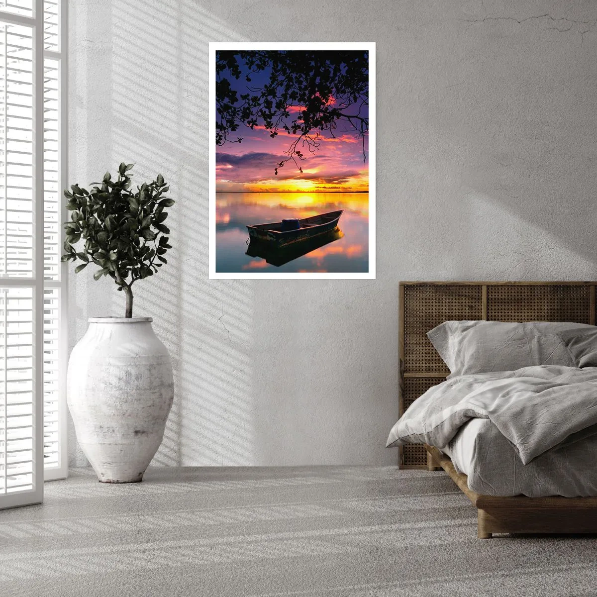 Poster - "Je lijkt midden in de lucht te hangen..." - 40x50 cm