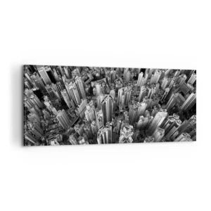 Schilderen op canvas - Nog steeds hoger en hoger - 120x50 cm