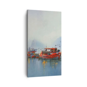 Schilderen op canvas - Aan het einde van de wereld - 45x80 cm