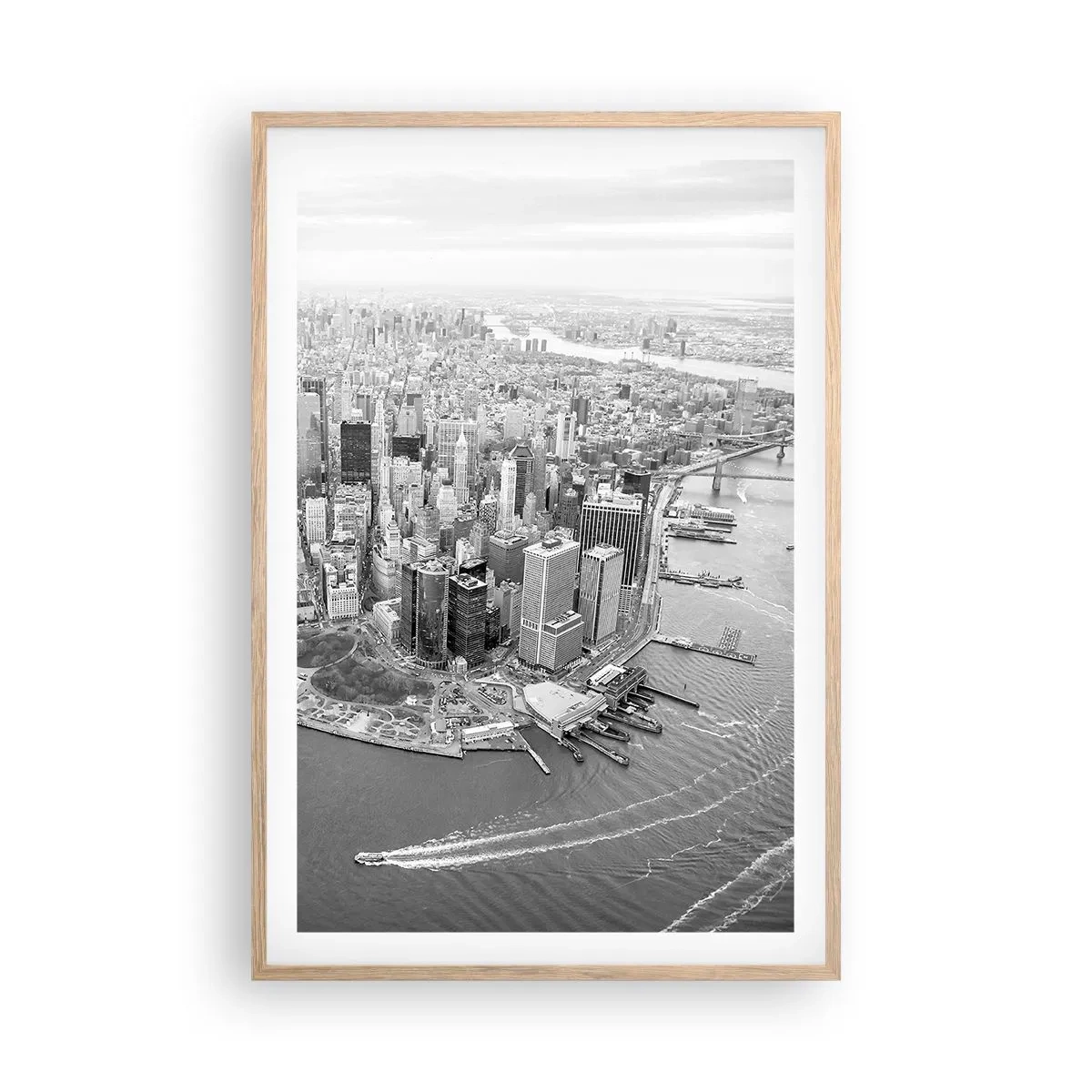 Een poster in een licht eiken lijst - Hoe niet lief te hebben? - 61x91 cm