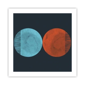 Poster - Alleen geometrie? - 50x50 cm