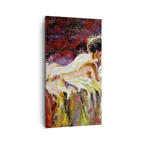 Schilderen op canvas - Venus in gedachten - 45x80 cm