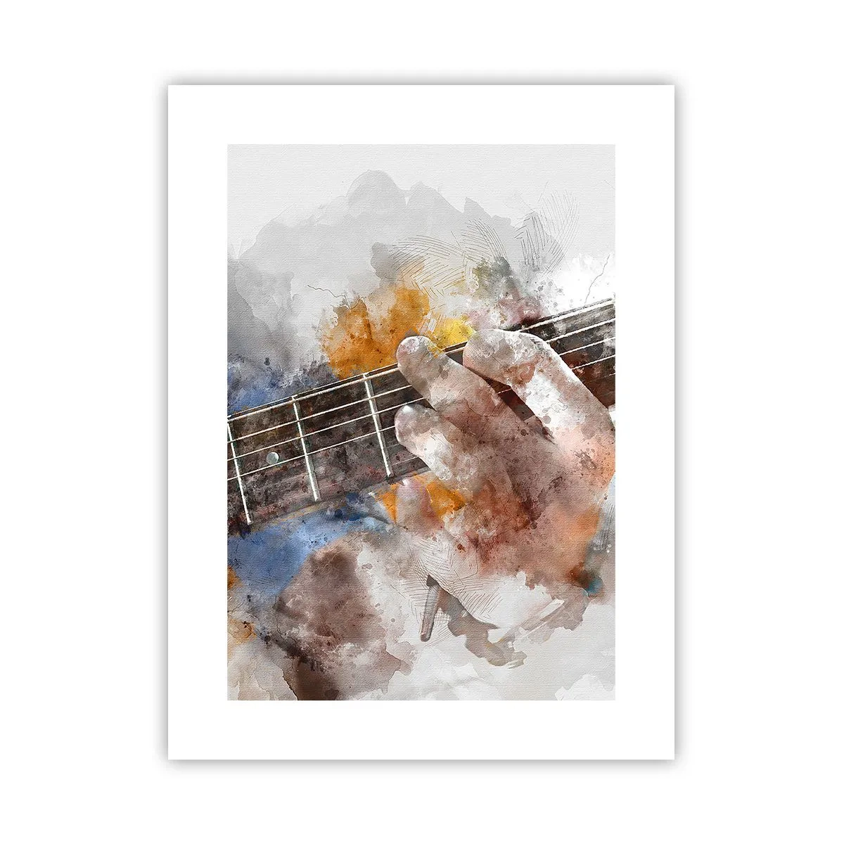 Poster - Poëzie tussen de snaren - 30x40 cm