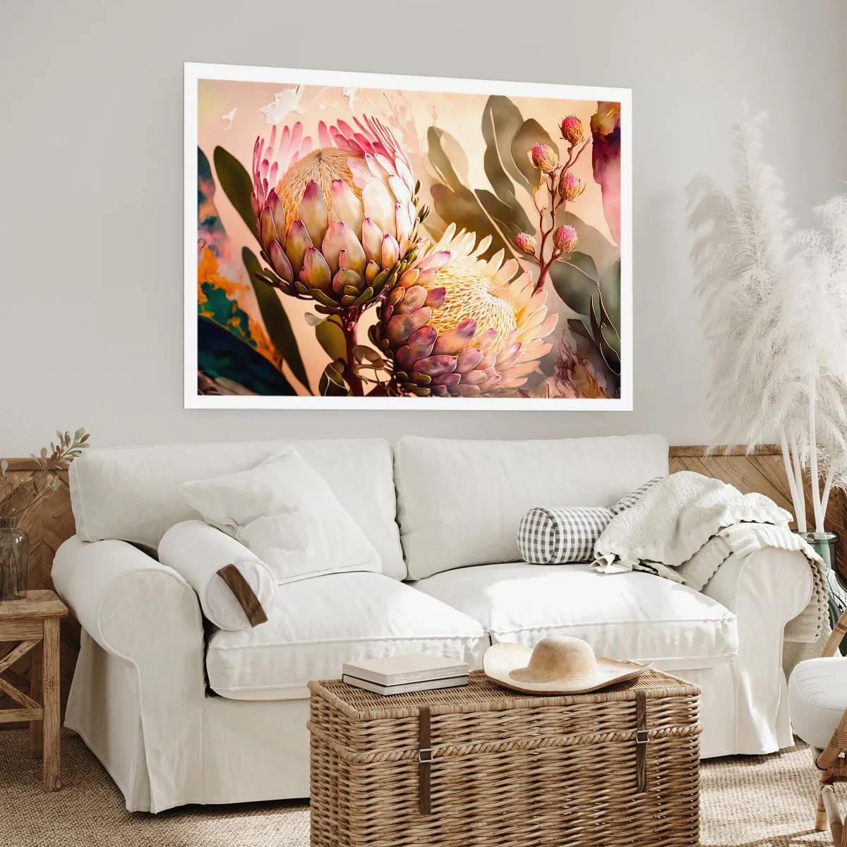 Poster - Teeder omarmd - 91x61 cm