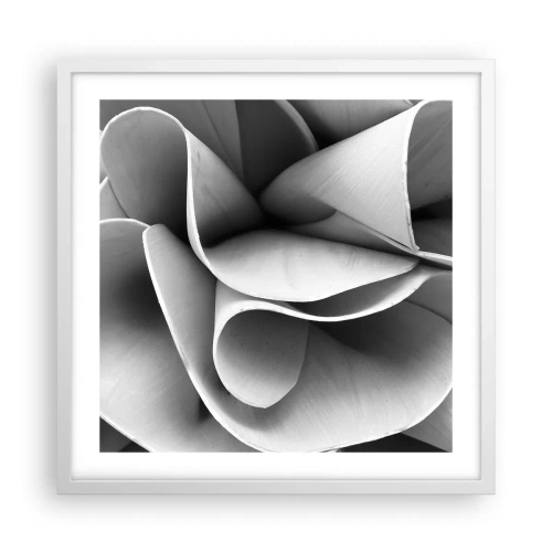 Poster in een witte lijst - Het gebeurt in de ruimte - 50x50 cm