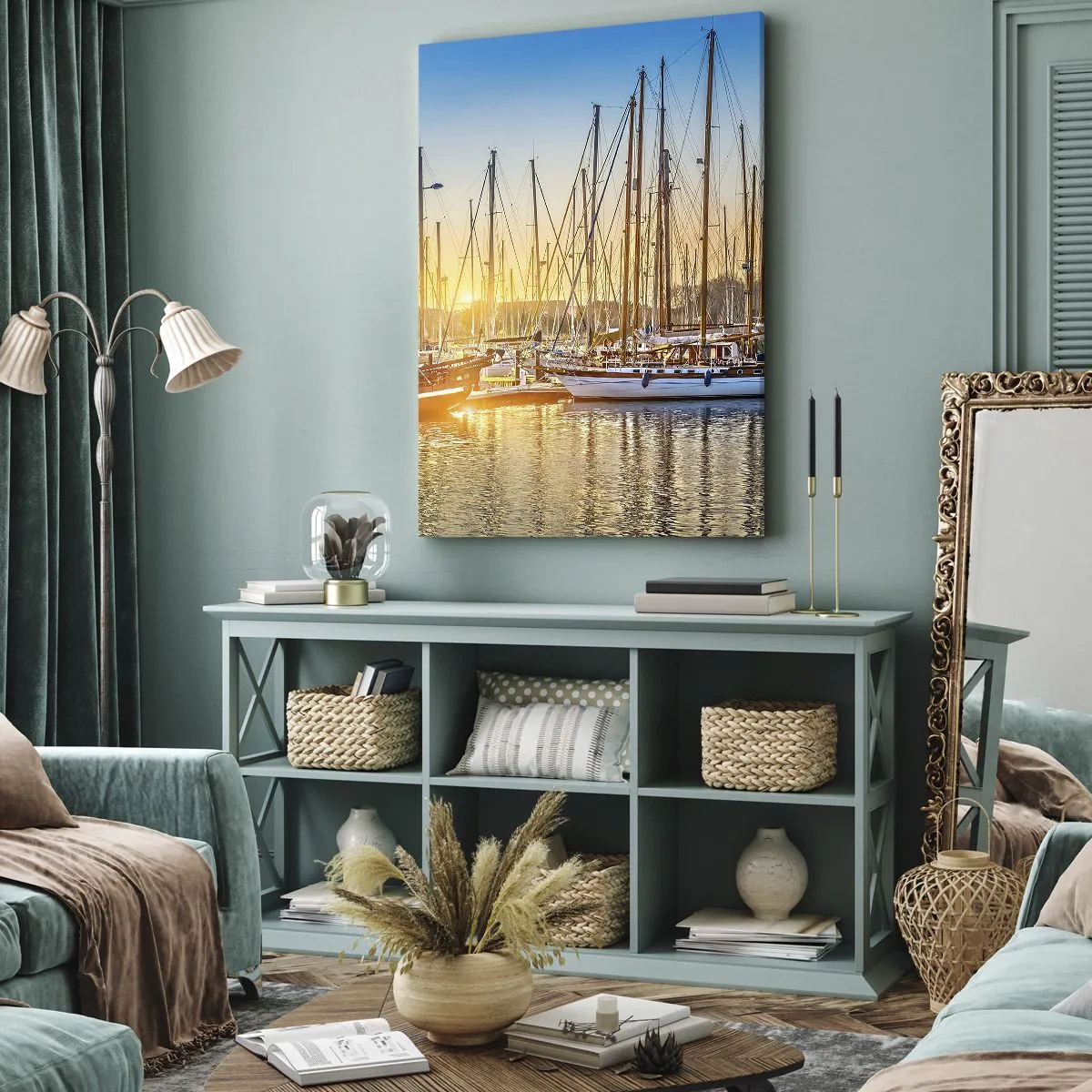 Schilderen op canvas - De wind moet ook slapen - 55x100 cm