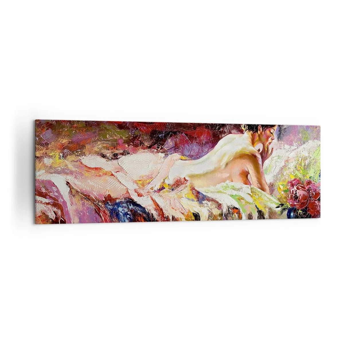 Schilderen op canvas - Venus in gedachten - 160x50 cm