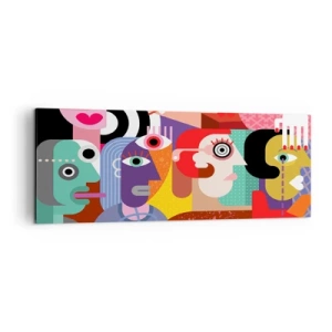 Schilderen op canvas - Wij zijn van de heer Picasso - 140x50 cm