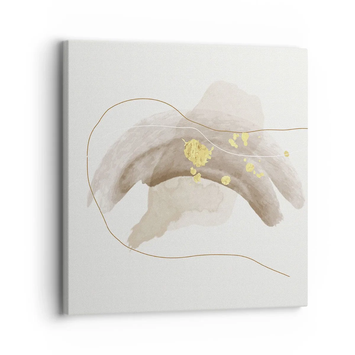 Schilderen op canvas - Ontmoet in de ruimte - 30x30 cm