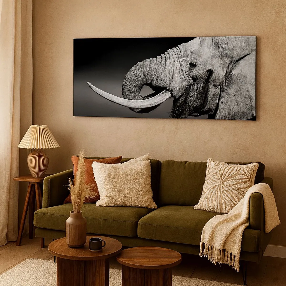 Schilderen op canvas - Ja, goed nu - 100x40 cm