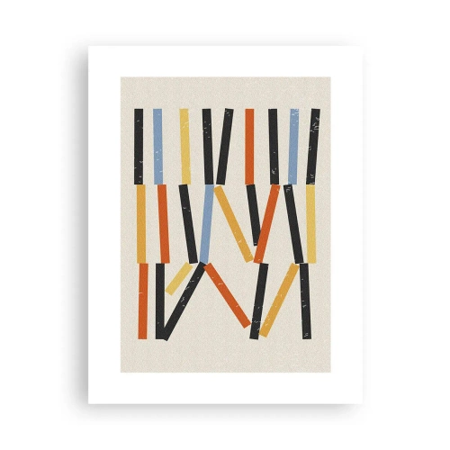 Poster - Compositie op goed niveau - 30x40 cm