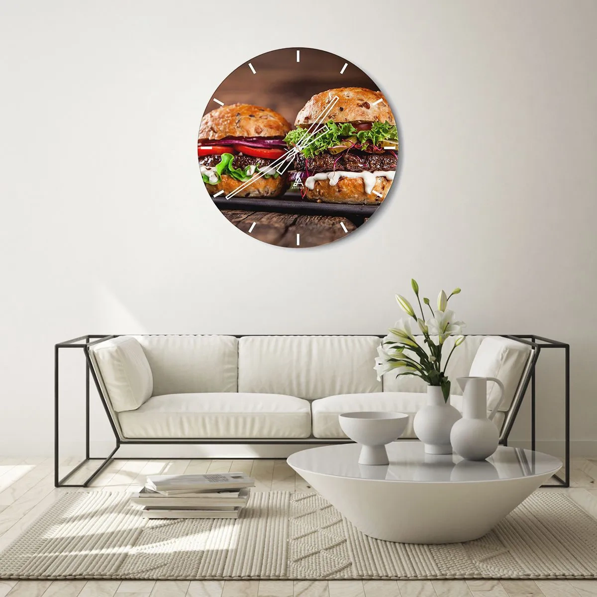 Wandklok - Klok - Amerikaanse droom - 40x40 cm