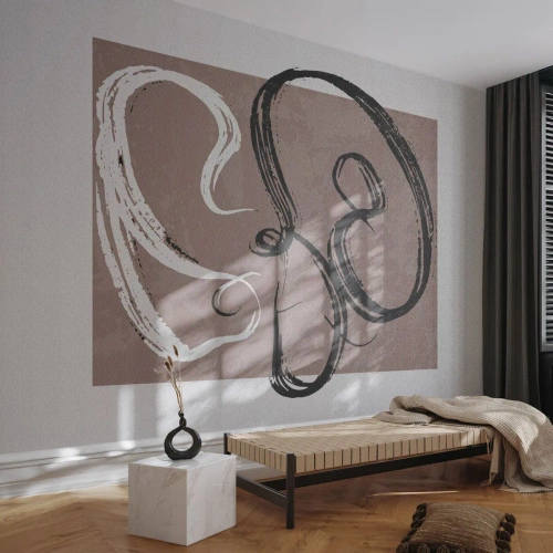 Fotobehang Premium Canvas - Compositie – de zoektocht naar volheid - Minimalisme, Deel, Abstractie - 450x315 cm