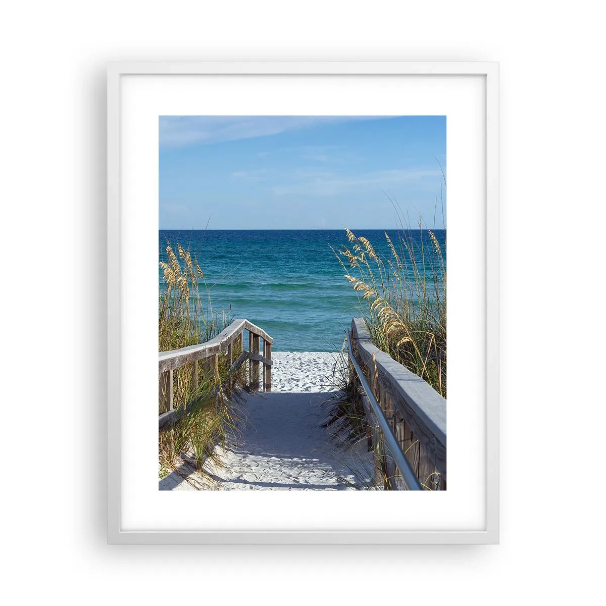 Poster in een witte lijst - In de zon, in de wind - 40x50 cm