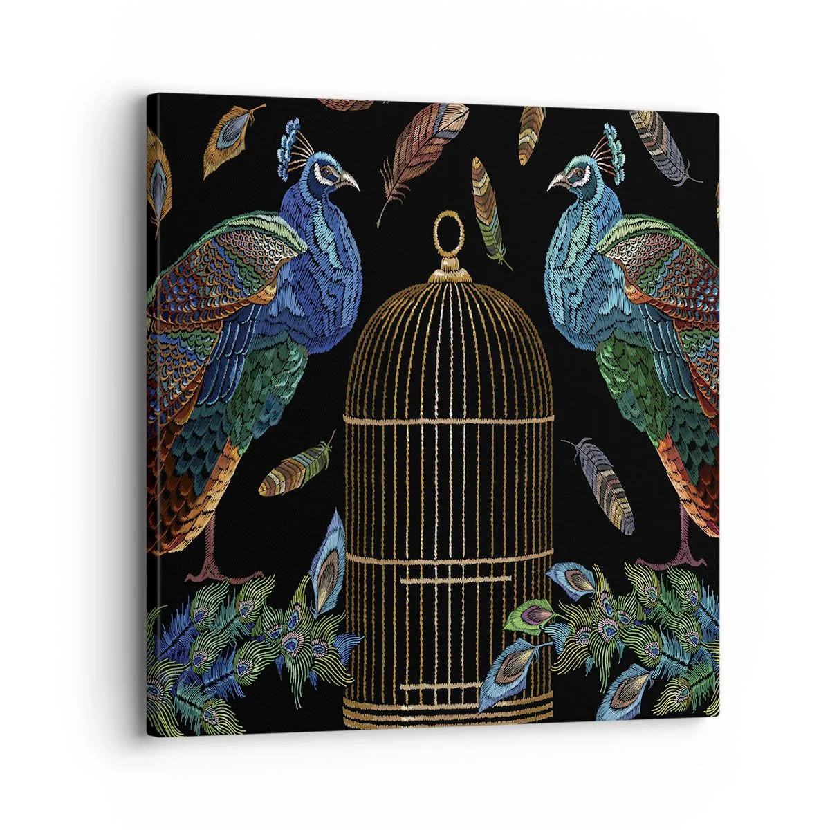 Schilderen op canvas - In koninklijke gewaden - 30x30 cm