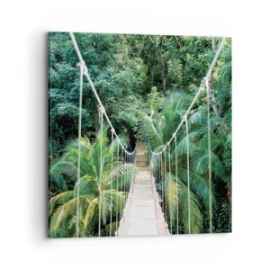 Schilderen op canvas - Welkom in de jungle! - 70x70 cm